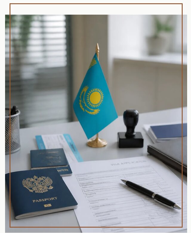Оформление визы в Казахстан для поездки и работы в Инте