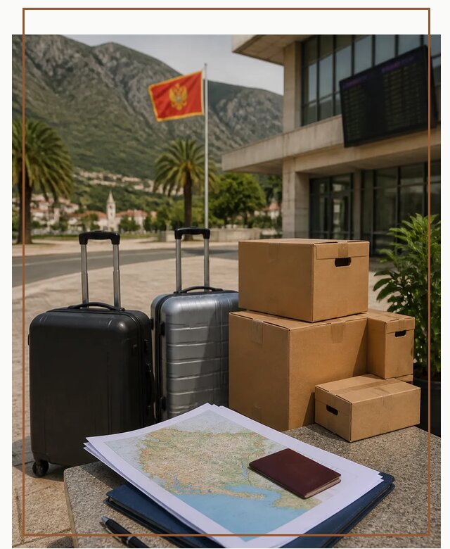 Полное сопровождение переезда в Черногорию в Инте